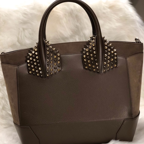 Christian Louboutin Large Eloise Brown Satchel - Picture 3 of 6